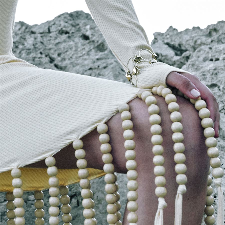 'Solis' bracelet with circles and rhombuses SOLIS | BR CER ROMBIC